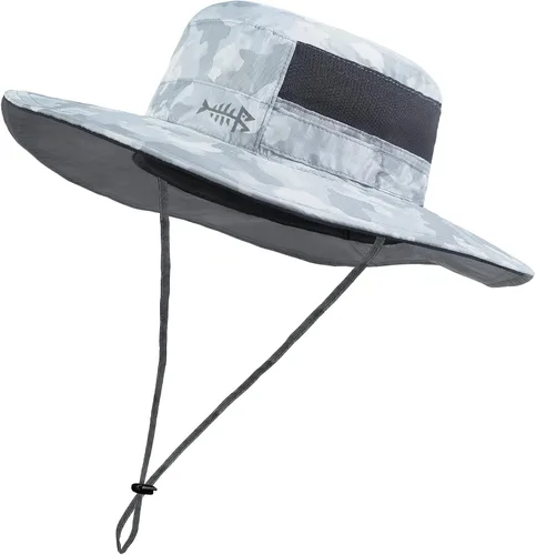 Vista 29 de BASSDASH Sombrero de pesca solar UPF 50+ resistente al agua con solapa desmontable para el cuello