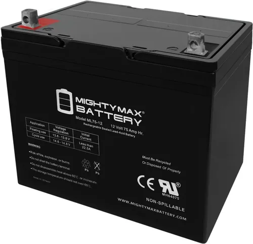 Vista 8 de Mighty Max Battery ML26-12 12 volt 26 Ah T3 Terminal - Batería de ácido de plomo sellada, producto