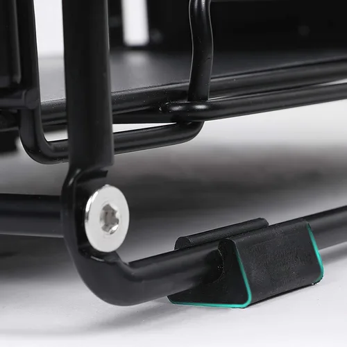 Vista 4 de Cesta deslizante de 2 niveles para gabinete con cajón deslizante debajo del fregadero, estante de almacenamiento para encimera de cocina, despensa
