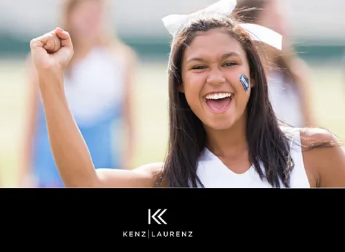 Vista 4 de Kenz Laurenz Lazos grandes para el pelo de 7 pulgadas, accesorios clásicos grandes para adolescentes, mujeres y niñas, animadoras de sóftbol