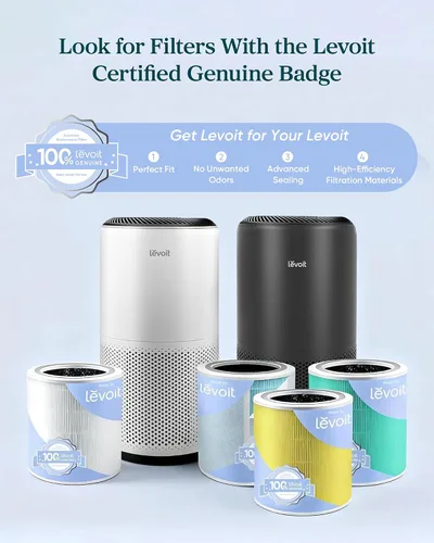 Vista 5 de LEVOIT Purificadores de aire inteligentes para el hogar habitación grande