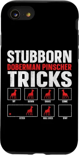 Vista 8 de Funda para propietario de Doberman Pinscher con trucos obstinados para iPhone 12 mini