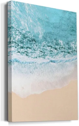Vista 2 de Lienzo decorativo para pared, lienzo decorativo para pared, estilo moderno, contemporáneo, rústico y romántico, listo para colgar, una foto por