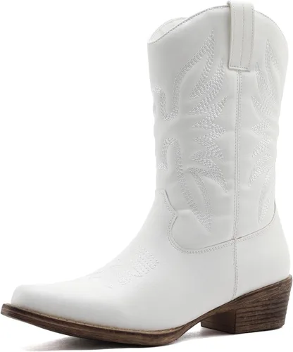 Vista 20 de GLOBALWIN Cowboy Boots for Women, Mid-Calf Western Style 19YY17negro