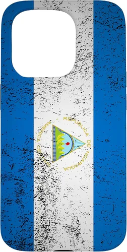 Vista 14 de Funda de regalo para iPhone 17 con diseño de bandera de Nicaragua de Grunge