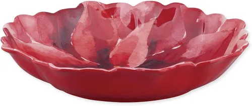 Vista 6 de Supreme Housewares Cuenco de melamina en forma de pétalo de lavanda, cuenco con diseño floral sin BPA para ensalada, fruta, pasta o entretenimiento