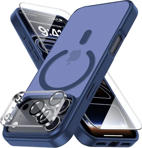 Vista 39 de Yriklso 3 en 1 Funda Magnética Fuerte para iPhone Air, 1X Protector de Pantalla + 1X Protector de Lente de Cámara, Cubierta Protectora a Prueba