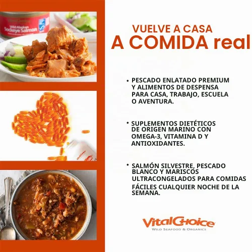 Vista 7 de Vital Choice Sardinas silvestres en aceite de oliva virgen extra, latas de 2 onzas (paquete de 6)