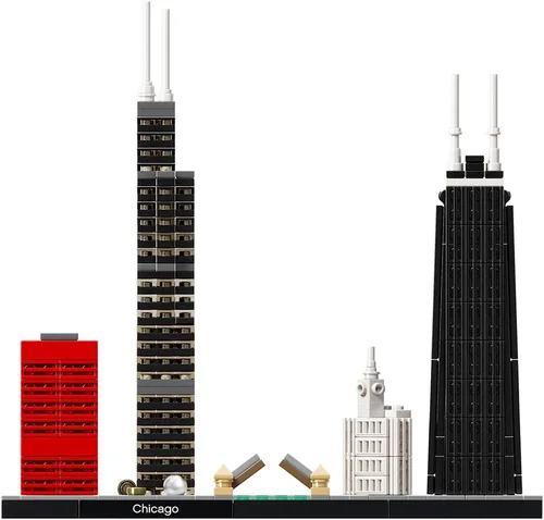Vista 2 de Equipo de bloques de construcción de horizonte de Arquitectura de Chicago de LEGO, 21033