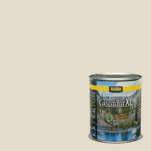 Vista 125 de Rodda Paint CASCADIA XL - Pintura e imprimación satinada para exteriores en uno, cuarto de galón, azul Madonna