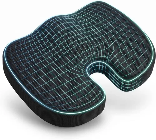 Vista 9 de Cojín de asiento de gel para asiento largo de cadera para asiento de coche de oficina