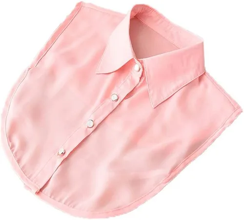 Vista 6 de YEKEYI Blusa Lady Half Shirt - Cuello desmontable Dickey para mujer 1