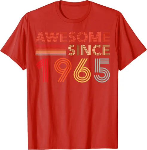 Vista 32 de Camiseta retro de 60 cumpleaños decoraciones para hombres 60 años 1965 60, Negro