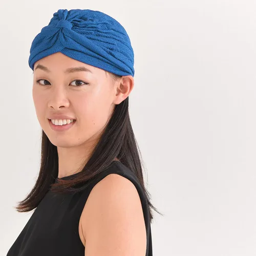 Vista 9 de CHARM Turbante de moda para mujer, diseño bohemio para fiesta india