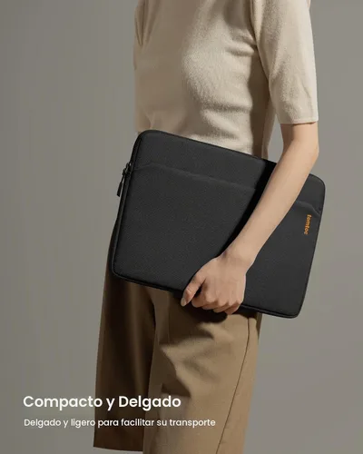 Vista 7 de Tomtoc - Funda para iPad Air y Pro de 13 pulgadas M5/M4/M3/M2 con teclado mágico y teclado inteligente, bolsillo para accesorios adicionales Negro