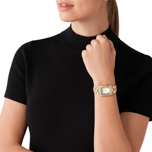 Vista 4 de Michael Kors Emery Three-Hand Stainless Steel Watch