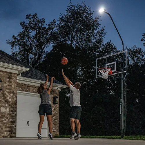 Vista 12 de Silverback La luz LED de aro de baloncesto ilumina el tablero