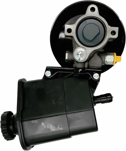 Vista 5 de Bomba de dirección asistida con conjunto de depósito de polea compatible con Dodge Ram 2500 3500 2003-2007