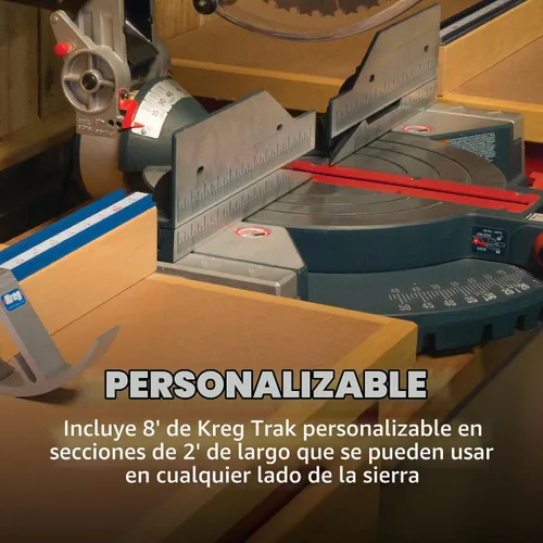 Vista 4 de KREG KMS8000 Trak y paradas de precisión Kit