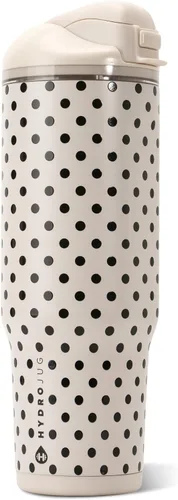 Vista 69 de HydroJug Ease2o - Botella de agua aislada de 24 onzas, tapa con popote y Duna