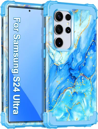 Vista 67 de Casetego Funda para Galaxy A16 5G, Tres Capas de Alta Resistencia Robusta a Prueba de Golpes, Protección Completa Rugosa de PC Duro + Parachoques