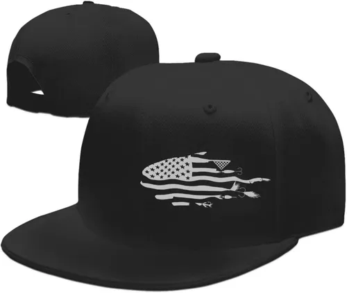 Vista 46 de Puerto Rico Hat Snapback Hats for Men Women, Puerto Rico Flag Design, Anjustable Trucker Cap Flat Brim
