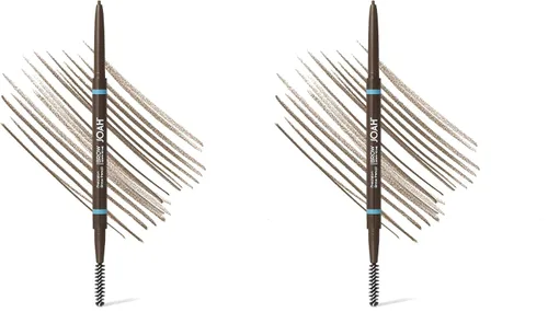 Vista 11 de JOAH Lápiz de cejas de doble punta – Brow Down To Me - Lápiz de cejas de precisión de punta ultrafina con cepillo de carrete integrado para cejas