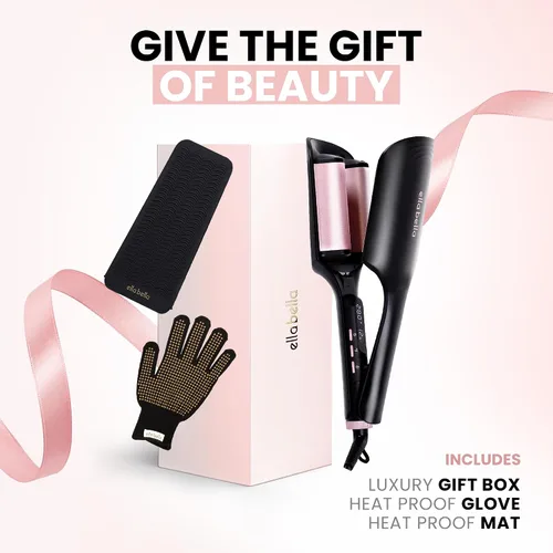 Vista 7 de ELLA BELLA® Ultimate Waver Rizador • Herramienta Rizadora • Ajustes de calor ajustables • Rizador de pelo de doble voltaje • Tecnología