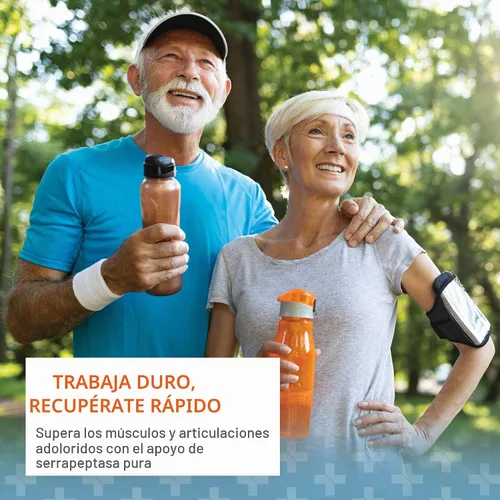 Vista 3 de Arthur Andrew Medical, Serretia, Enzima Serrapeptasa pura, 30 cápsulas