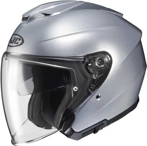 Vista 4 de HJC i30 - Casco de motocicleta natural sólido, aprobado por DOT (negro, XS)