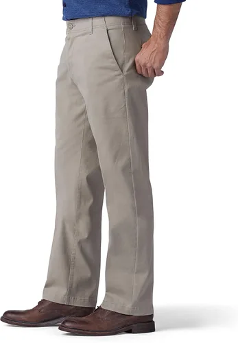 Vista 3 de Lee Extreme Motion Pantalón regular recto sin pliegues al frente para hombre