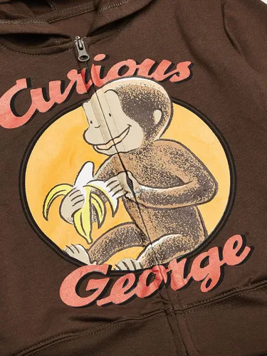 Vista 2 de Curious George Sudadera con capucha para niño