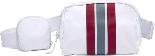 Vista 8 de WanderFull HydroBeltbag - Riñonera con soporte extraíble para botella de agua - Riñoneras de moda para mujer - Riñonera con portador de botella