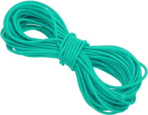 Vista 98 de PATIKIL Cuerda elástica elástica de 109 yardas (328.1 ft), cuerda elástica pesada de 0.059 in, albaricoque para manualidades, correas de gancho