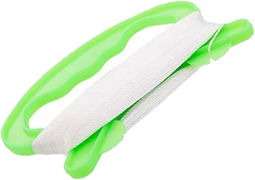 Vista 3 de Paquete de 10 mini carrete pequeño enrollador de cometas verde con cuerda de 98.4 ft para principiantes Fly Tiny Kites