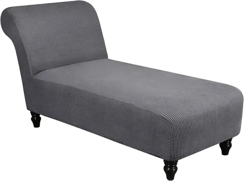 Vista 9 de IMYOGI Fundas elásticas para sofá de alta elasticidad, funda para diván Longue sin brazos para sala de estar, antideslizante, lavable, protector