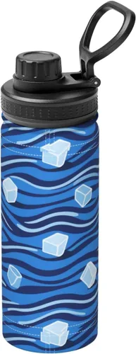 Vista 17 de Green tractor Insulated Stainless Steel Kettle Print Funny Water Bottle Insulated Ideal for Sports and Travel