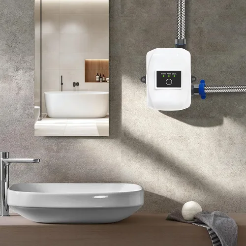 Vista 8 de Bomba de refuerzo de agua, bomba de presión de 24 V y 150 W, bomba de ducha silenciosa de 30-40 dB con control automático, impermeable IP56, motor