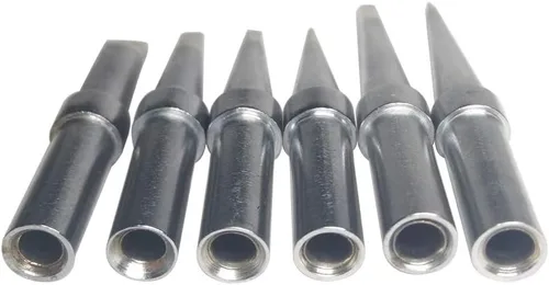 Vista 2 de 6 puntas de soldadura para soldador Weller ET, puntas de repuesto para WES51/50, WESD51, PES51/50, WE1010NA WCC100 LR21 ET Tip Series (6PCS-01)