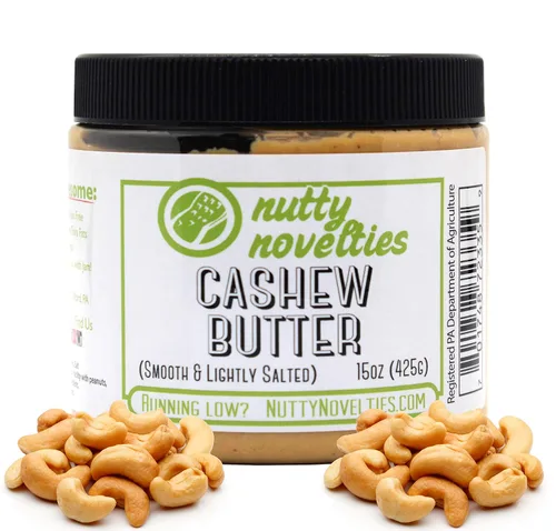 Vista 6 de Nutty Novelties Mantequilla de anacardo - Ingredientes totalmente naturales, de origen responsable, sin azúcar añadida, sin colesterol ni