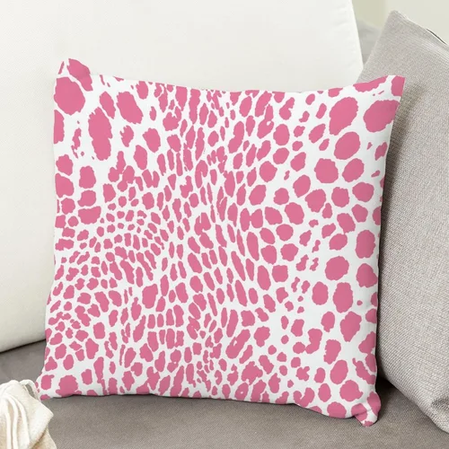 Vista 83 de Funda de cojín decorativa con estampado de guepardo verde peridoto para sofá, funda de almohada verde crema con estampado de leopardo con A-16