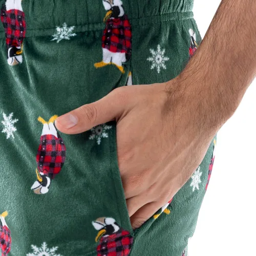 Vista 4 de Varsity Pantalones de dormir Lite Touch Fleece para hombre