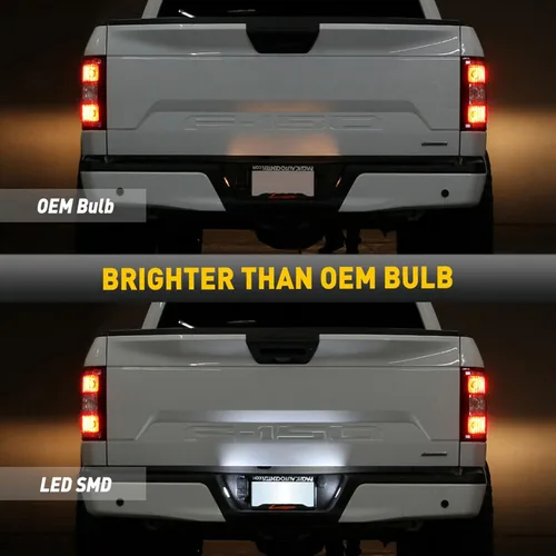 Vista 2 de 2 luces LED para matrícula, luces traseras compatibles con Ford F150 2015, 2016, 2017, 2018, 2019, 2020, 2021, Ford Raptor 2017 en adelante, 6000 K
