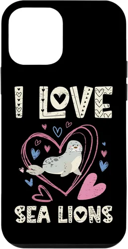 Vista 6 de Funda para iPhone 11 Pro Max I Love Sea Lions Shoreline Marine Mammals