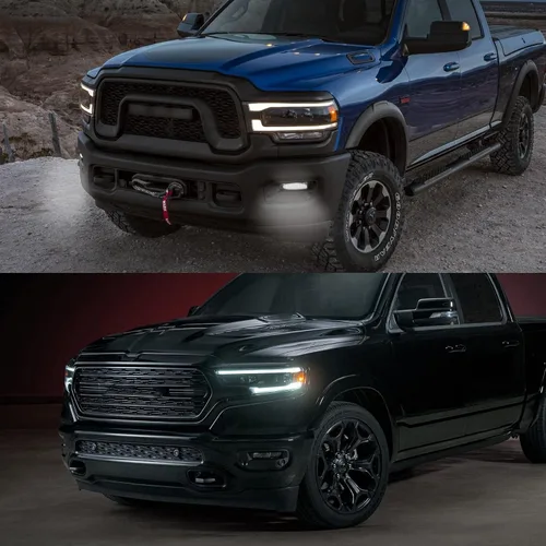 Vista 7 de Luz antiniebla LED compatible con Dodge Ram 2500 3500 2019 2020 2021 2022, montaje de luces antiniebla de parachoques delantero con soporte