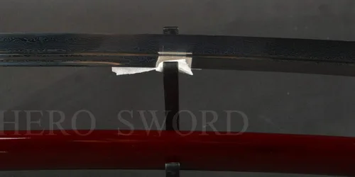 Vista 8 de Hecho a mano Naginata Combat Damasco Doblado Acero Japonés Samurai Espada Espada Espada Espiga Completa Hoja Muy Afilada