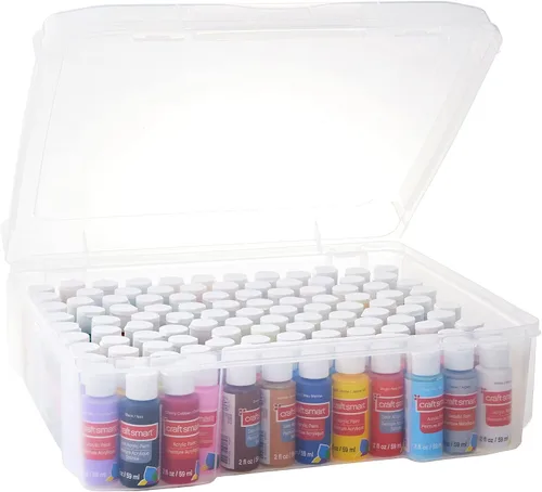 Vista 7 de Simply Tidy Almacenamiento de plástico de 12 x 12 pulgadas para organizar papeles, álbumes de recortes, hilo, artes y manualidades. Sin ácidos