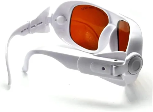 Vista 5 de 2 pares de gafas de seguridad láser 532nm 980nm 1064nm gafas protectoras 190nm-540nm y 900nm-1700nm CE YAG OD4+