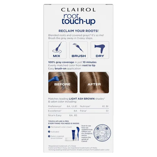 Vista 54 de Clairol Root Touch-Up de Nice'n Easy Tinte Permanente para el Cabello, 10 Rubio Extra Claro, Paquete de 1 Clairol Root Touch Up - Tinte permanente