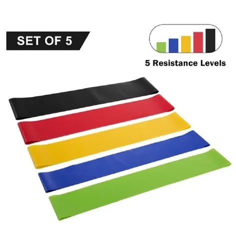 Vista 3 de Bandas elasticas De Resistencia Kit X5